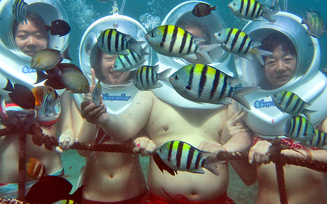 Sea walker bali, Прогулка по морскому дну, Прогулка по дну океан на бали